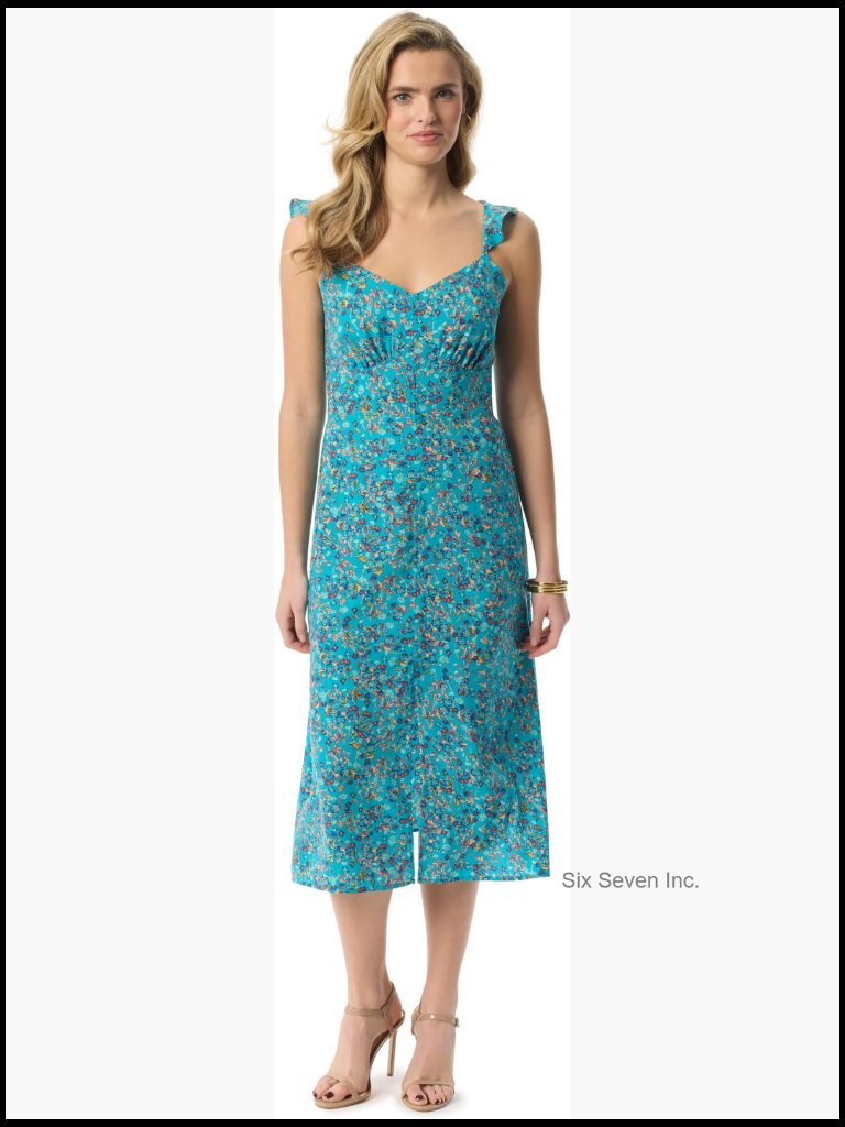 Fitted Maxi Dress With Front Slit - 100% Polyester Sweetheart Neck